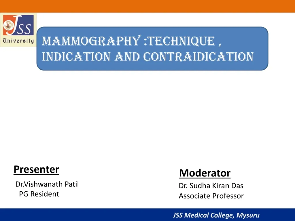 mammography technique indication
