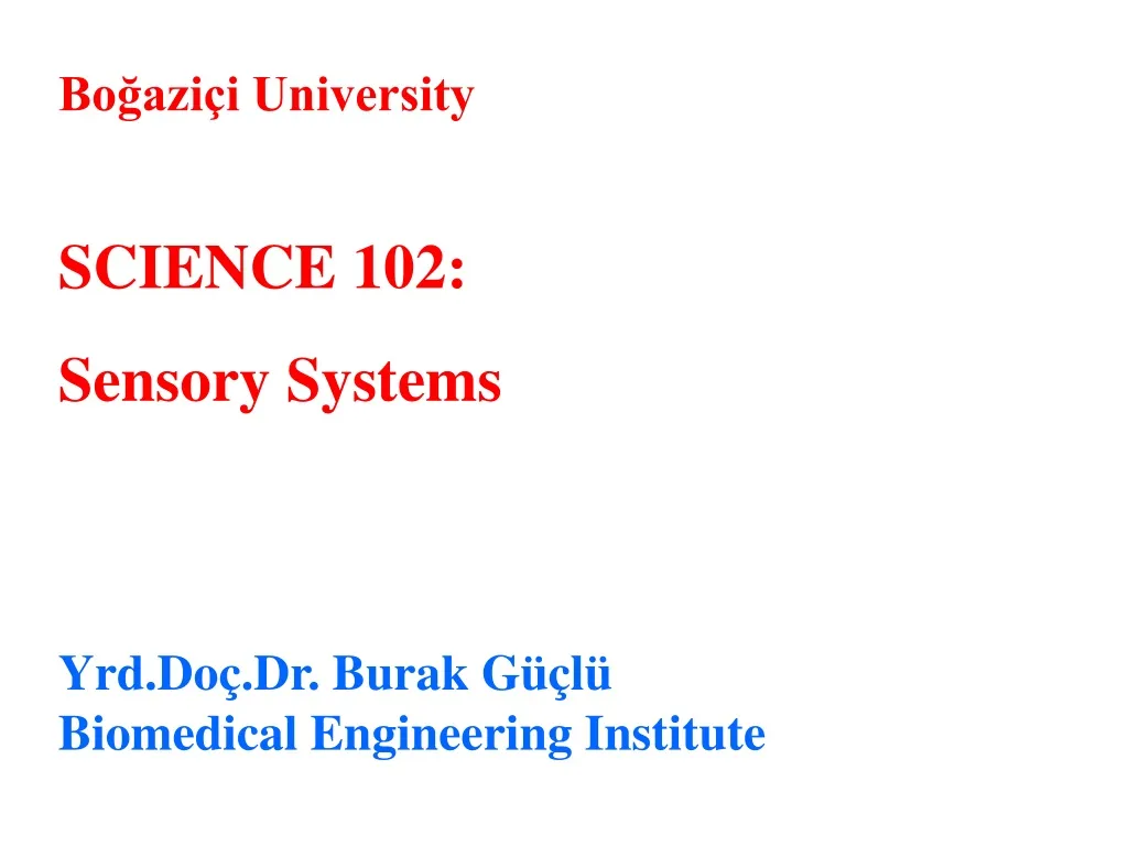 bo azi i university science 102 sensory systems