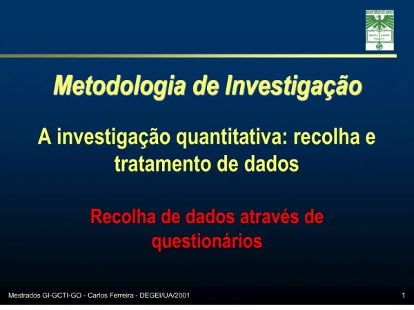 Metodologia de Investiga