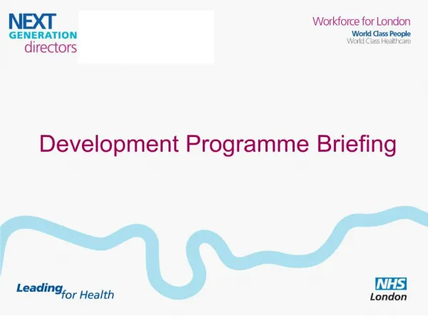 Development Programme Briefing