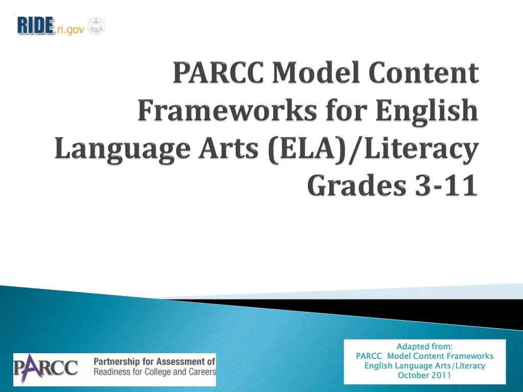 parcc model content frameworks for english language arts ela literacy grades 3 11