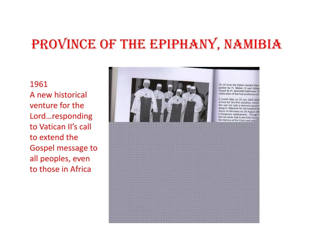 province of the epiphany namibia