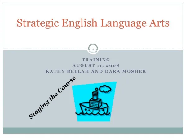 Strategic English Language Arts