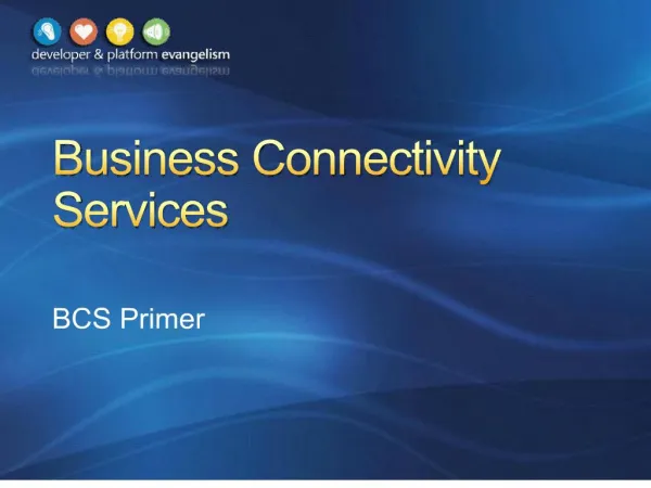 Business Connectivity Services