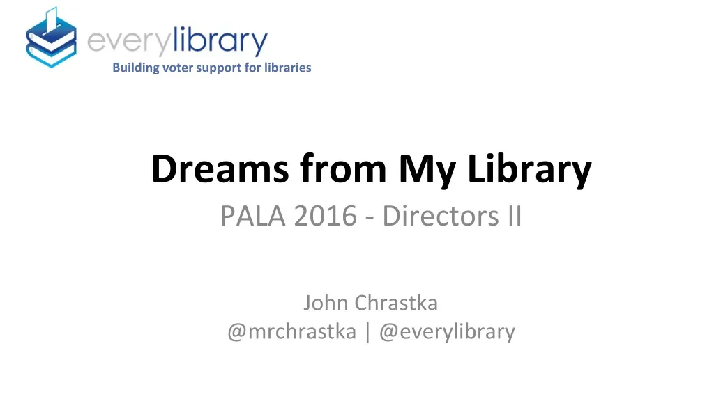 building voter support for libraries