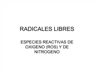 RADICALES LIBRES - slide 1