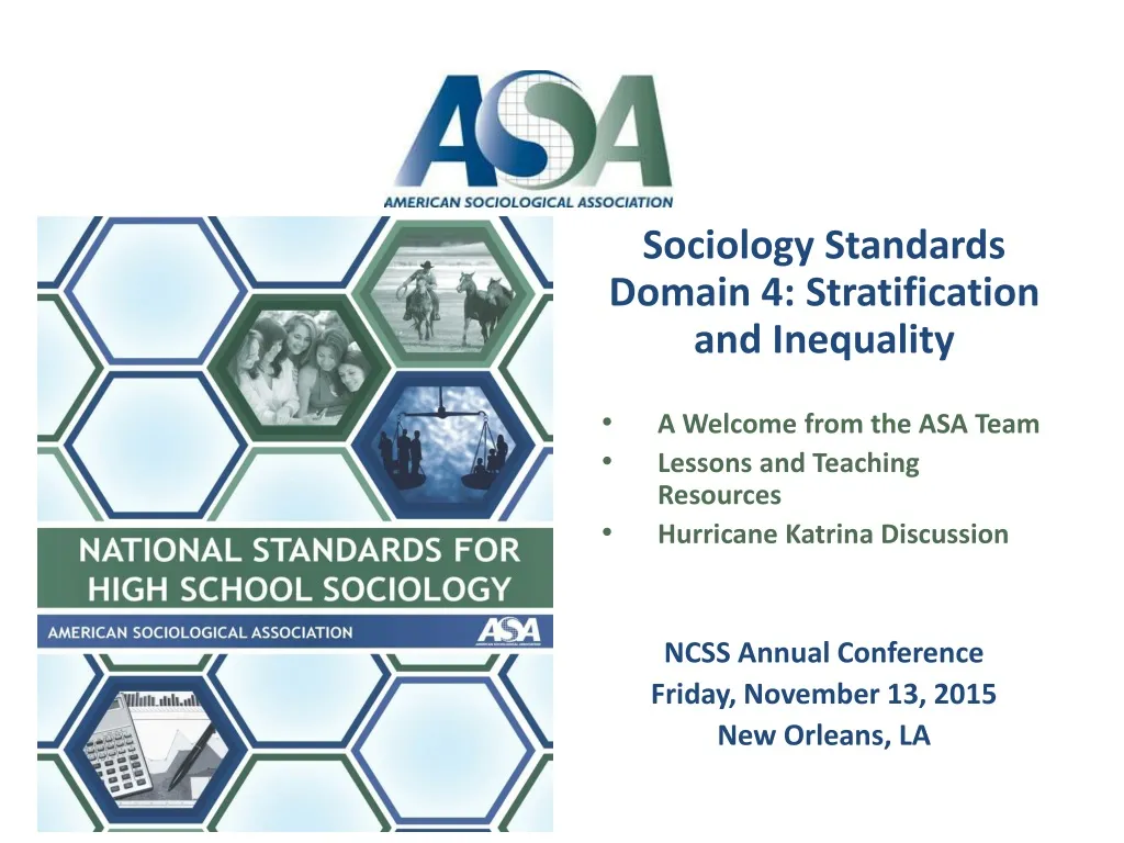 sociology standards domain 4 stratification