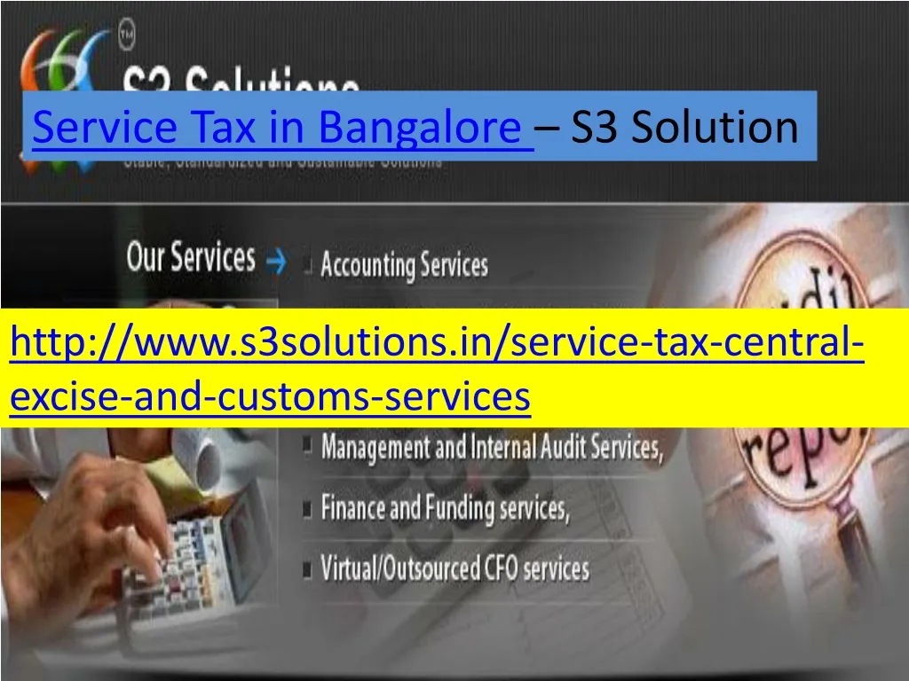 service tax in bangalore s3 solution