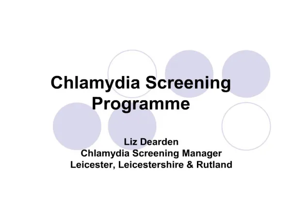 Chlamydia Screening Programme