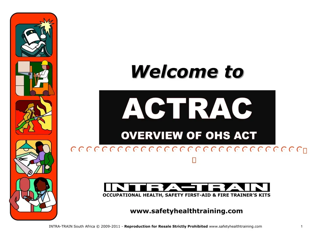 occupational health safety first aid fire trainer