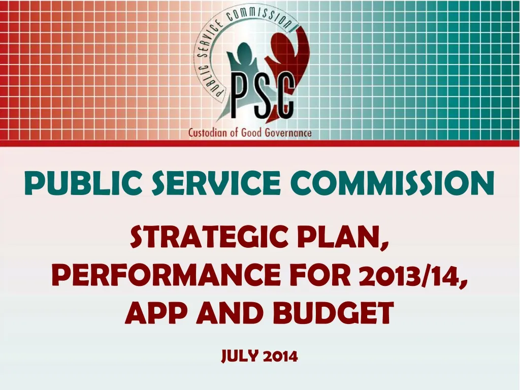 public service commission strategic plan
