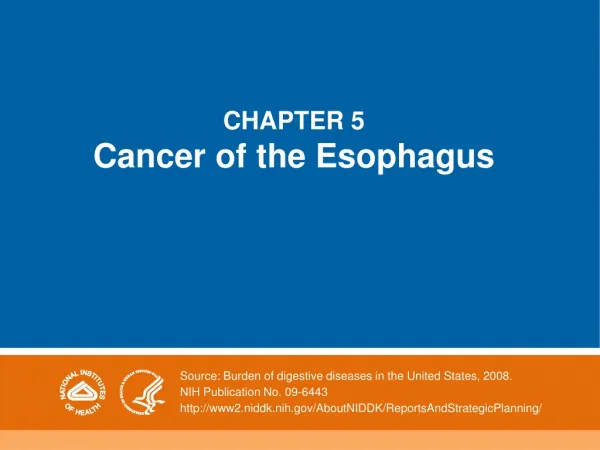 CHAPTER 5 Cancer of the Esophagus