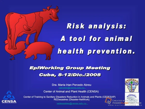 Risk analysis: A tool for animal
