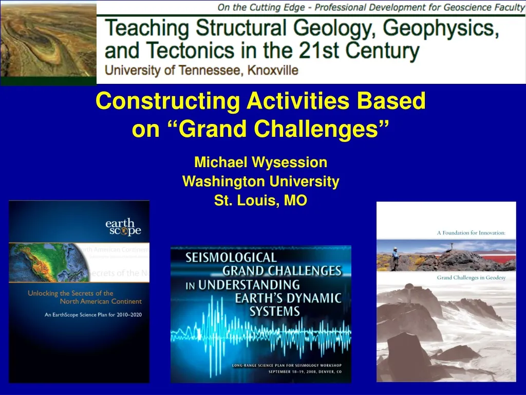 constructing activities based on grand challenges