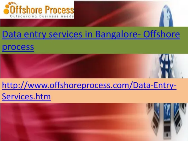 Data entry services in Bangalore-Offshore process