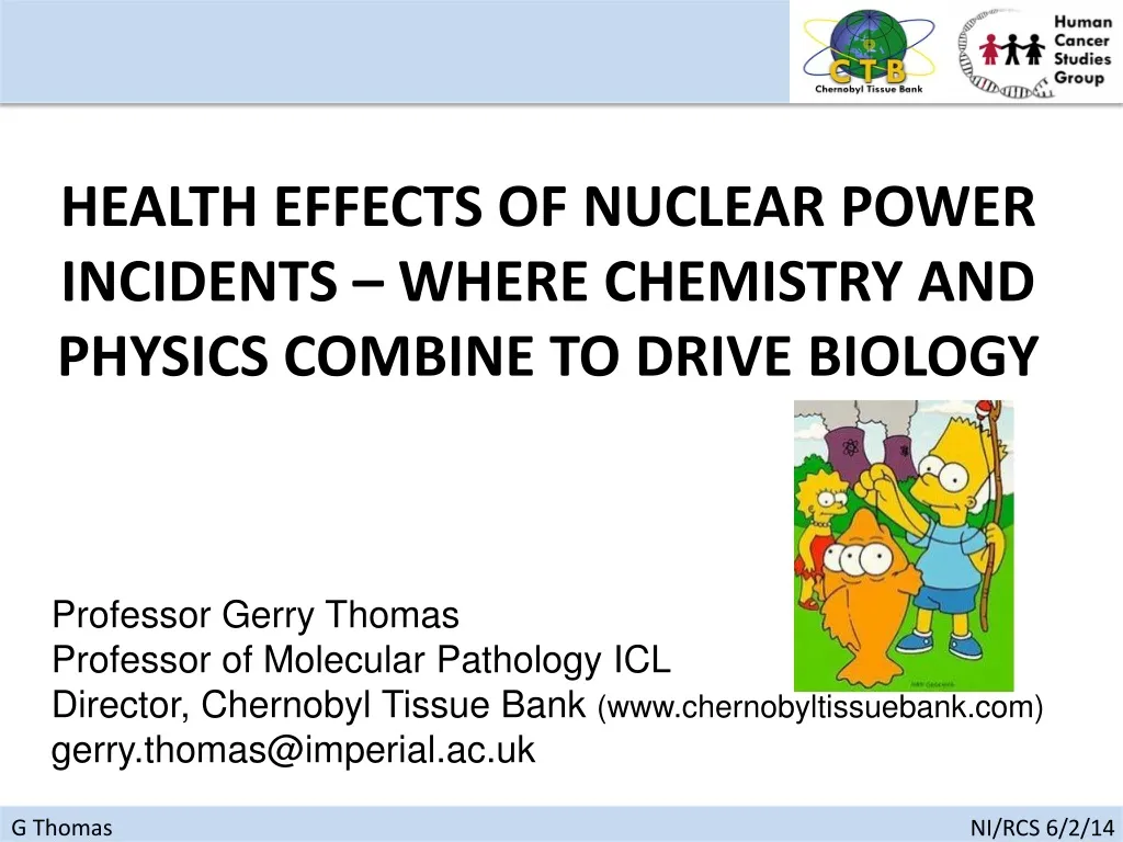 health effects of nuclear power incidents where