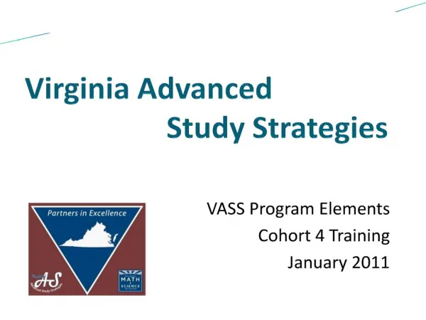 Virginia Advanced Study Strategies