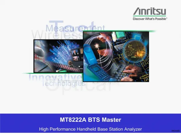 MT8222A BTS Master