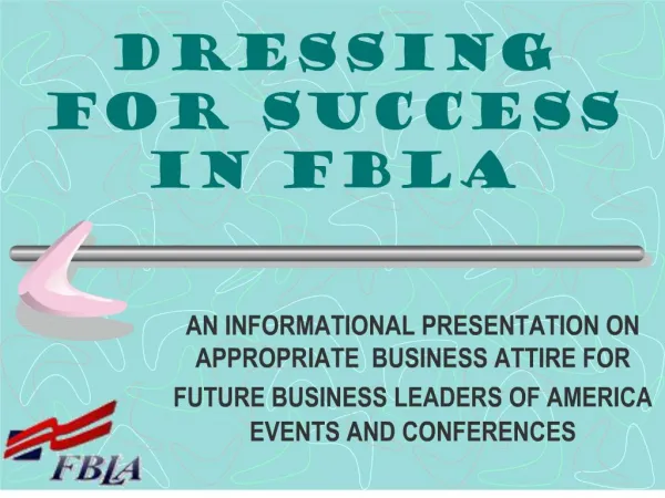 Dressing for Success in FBLA