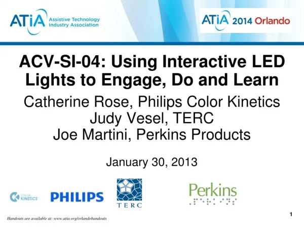 ACV-SI-04 : Using Interactive LED Lights to Engage, Do and Learn