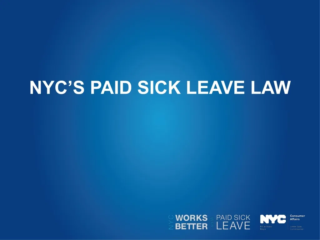 nyc s paid sick leave law