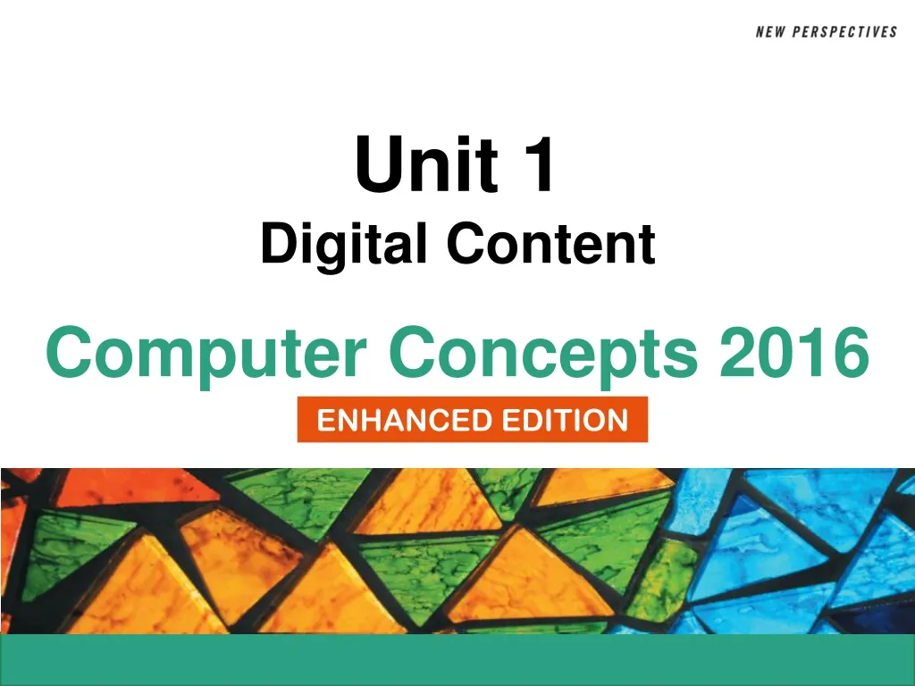unit 1 digital content