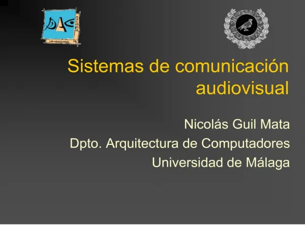 Sistemas de comunicaci n audiovisual
