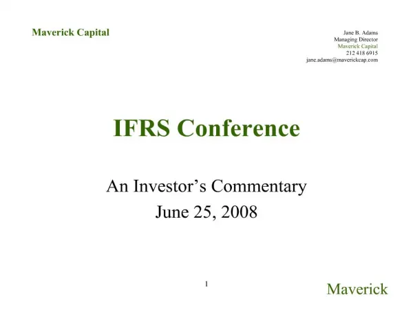 IFRS Conference