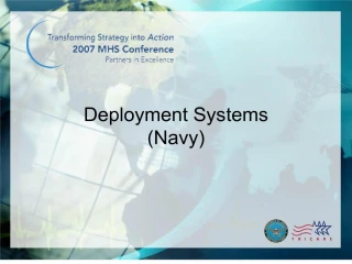 Deployment Systems Navy - slide 1