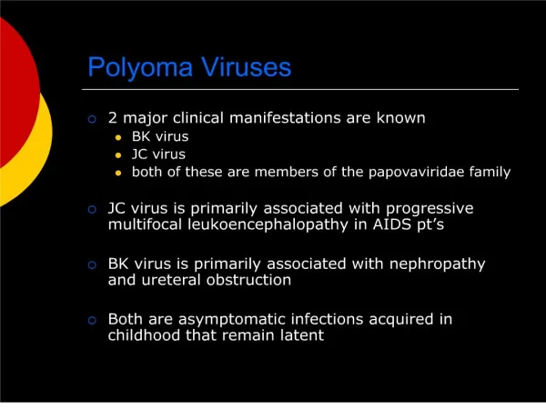 Polyoma Viruses