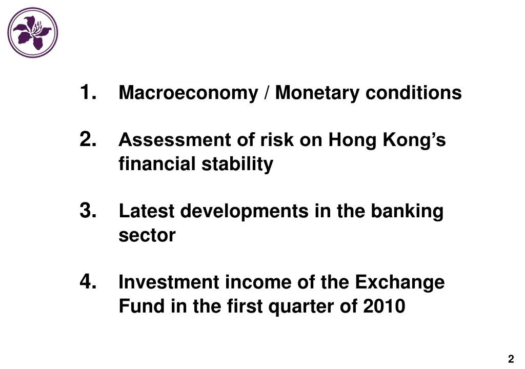 macroeconomy monetary conditions assessment