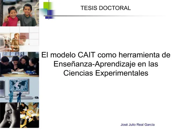 El modelo CAIT como herramienta de Ense anza-Aprendizaje en las Ciencias Experimentales