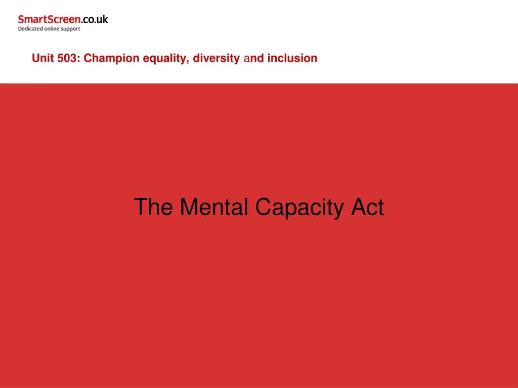 unit 503 champion equality diversity a nd inclusion