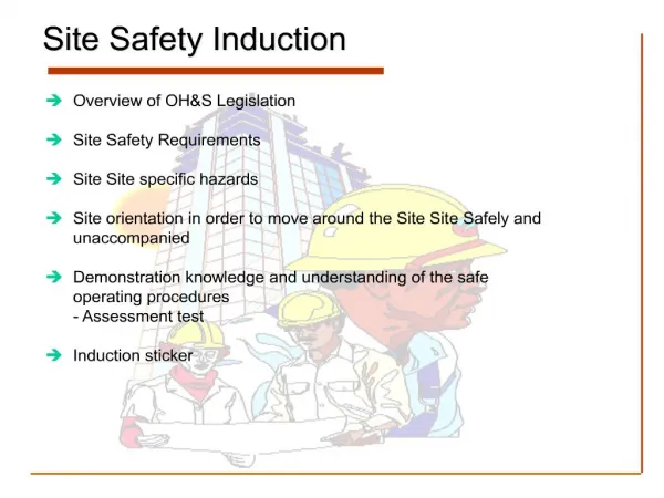Site Safety Induction