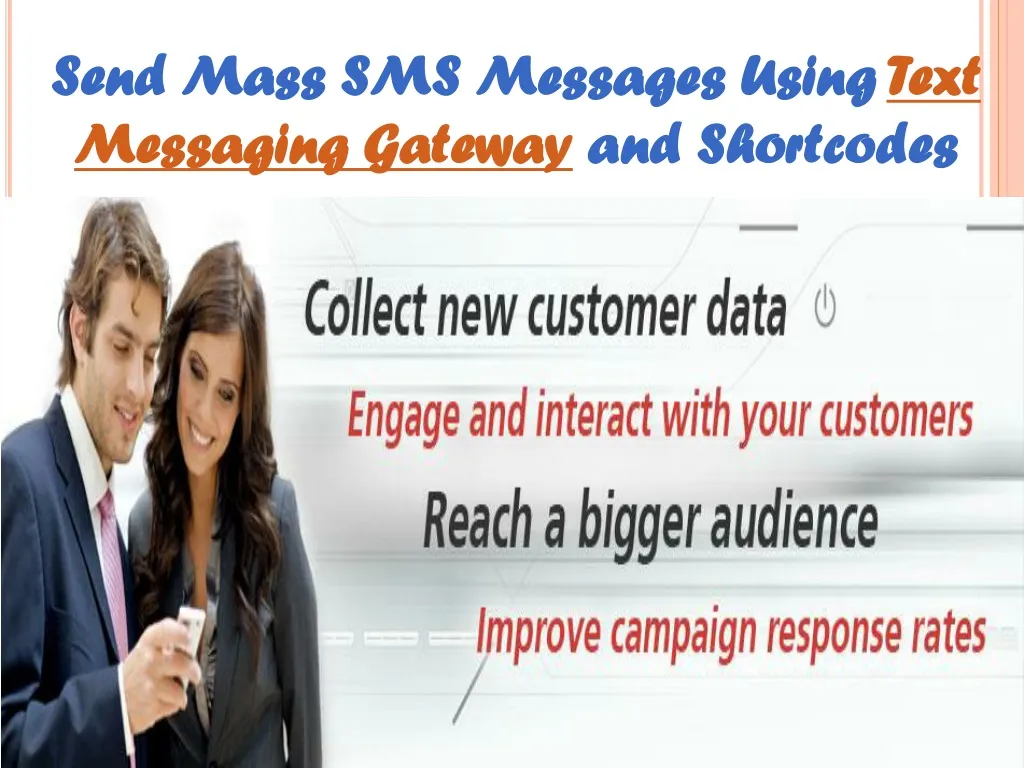 send mass sms messages using text messaging