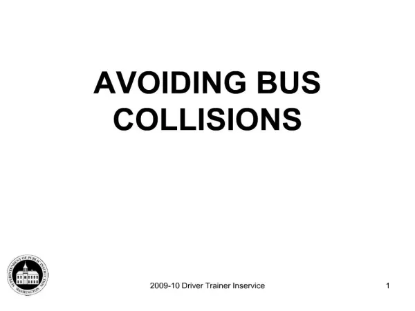 AVOIDING BUS COLLISIONS