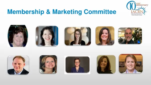 Membership &amp; Marketing Committee