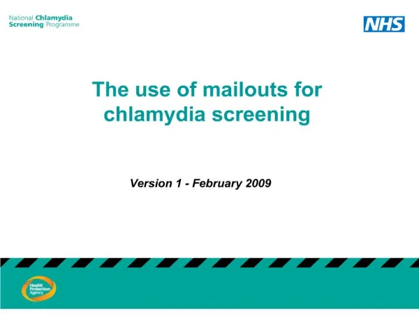 The use of mailouts for chlamydia screening