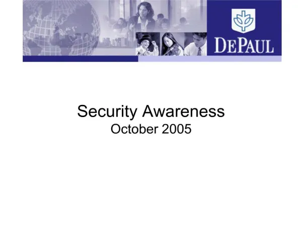 Security Awareness October 2005
