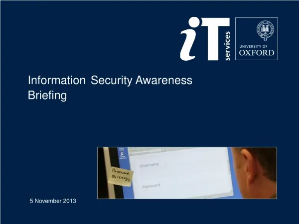 Information Security Awareness Briefing