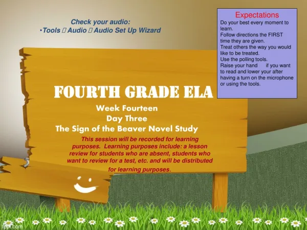Fourth Grade ELA