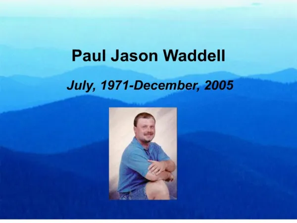 Paul Jason Waddell