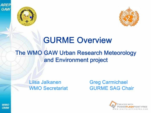 GURME Overview