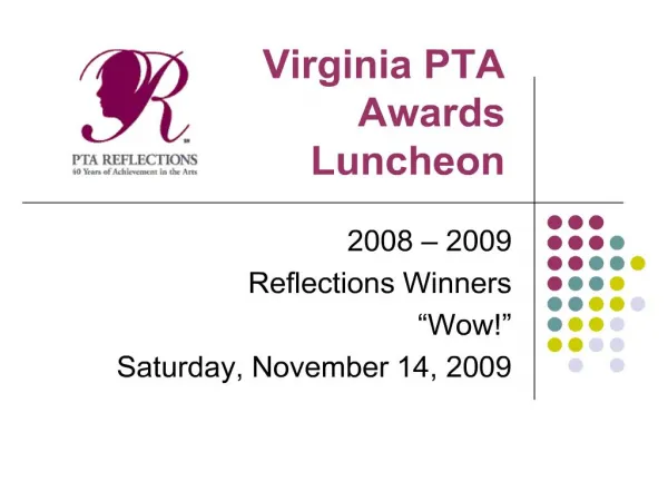 Virginia PTA Awards Luncheon