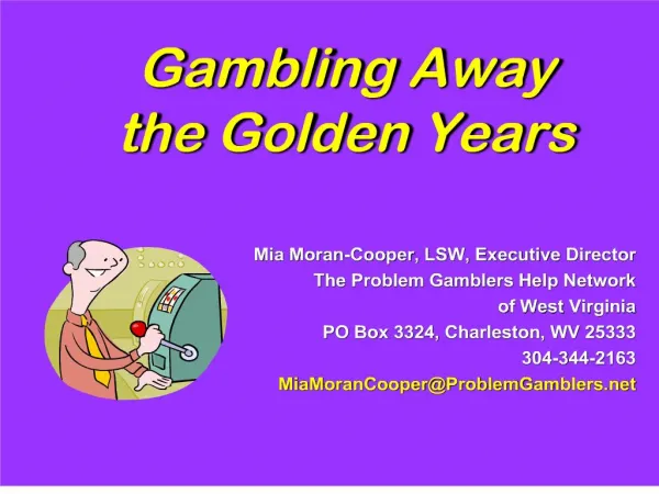 Gambling Away the Golden Years