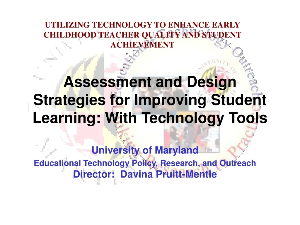 assessment and design strategies for improving student learning with technology tools
