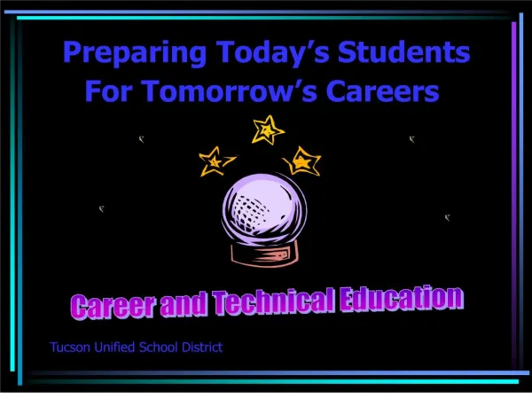 Career Technical Education PowerPoint Presentation
