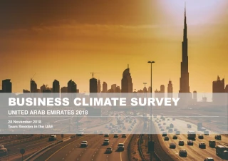 Business climate survey - slide 1