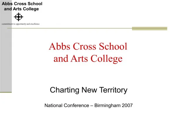 Abbs Cross School and Arts College