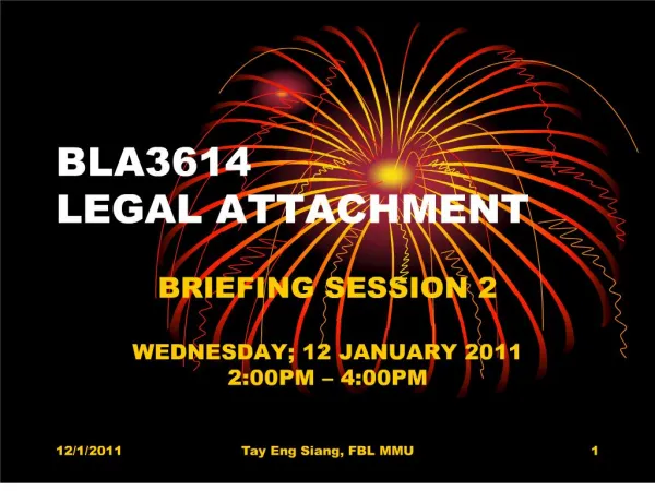 BLA3614 LEGAL ATTACHMENT